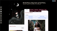Desktop Screenshot of morbidpoems.com